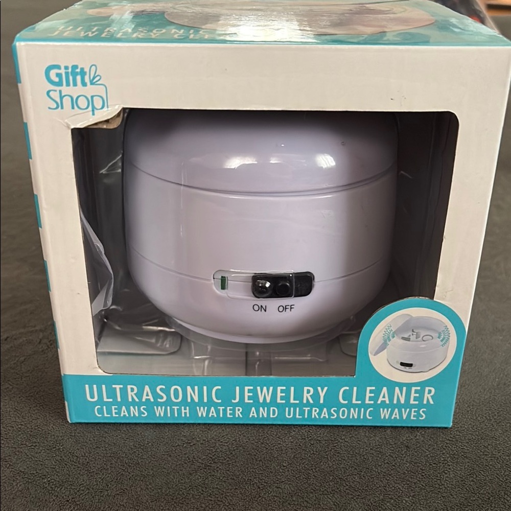 White Ultrasonic Jewelry Cleaner